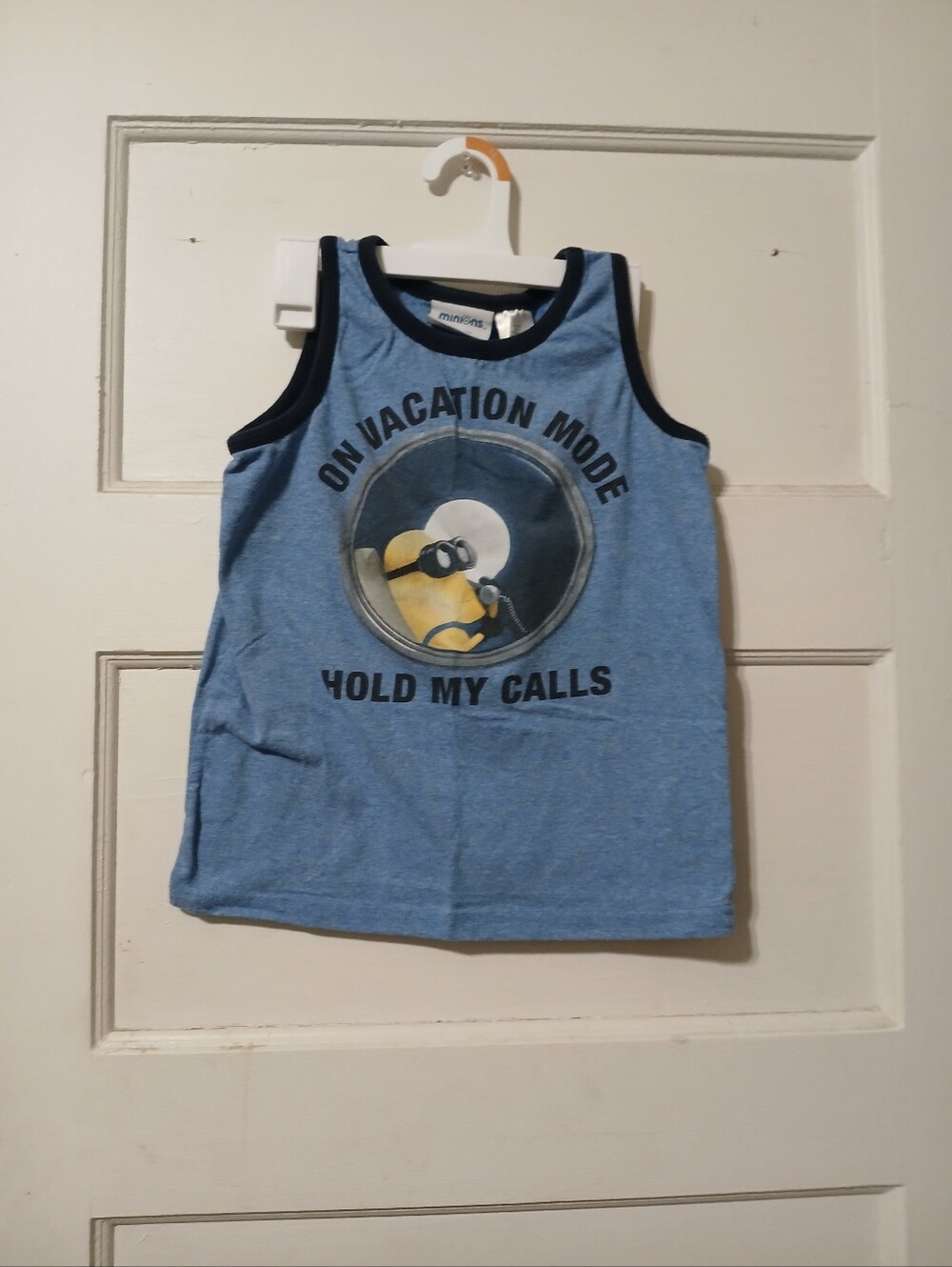 Blue Tank Top - "On Vacation Mode" Kids